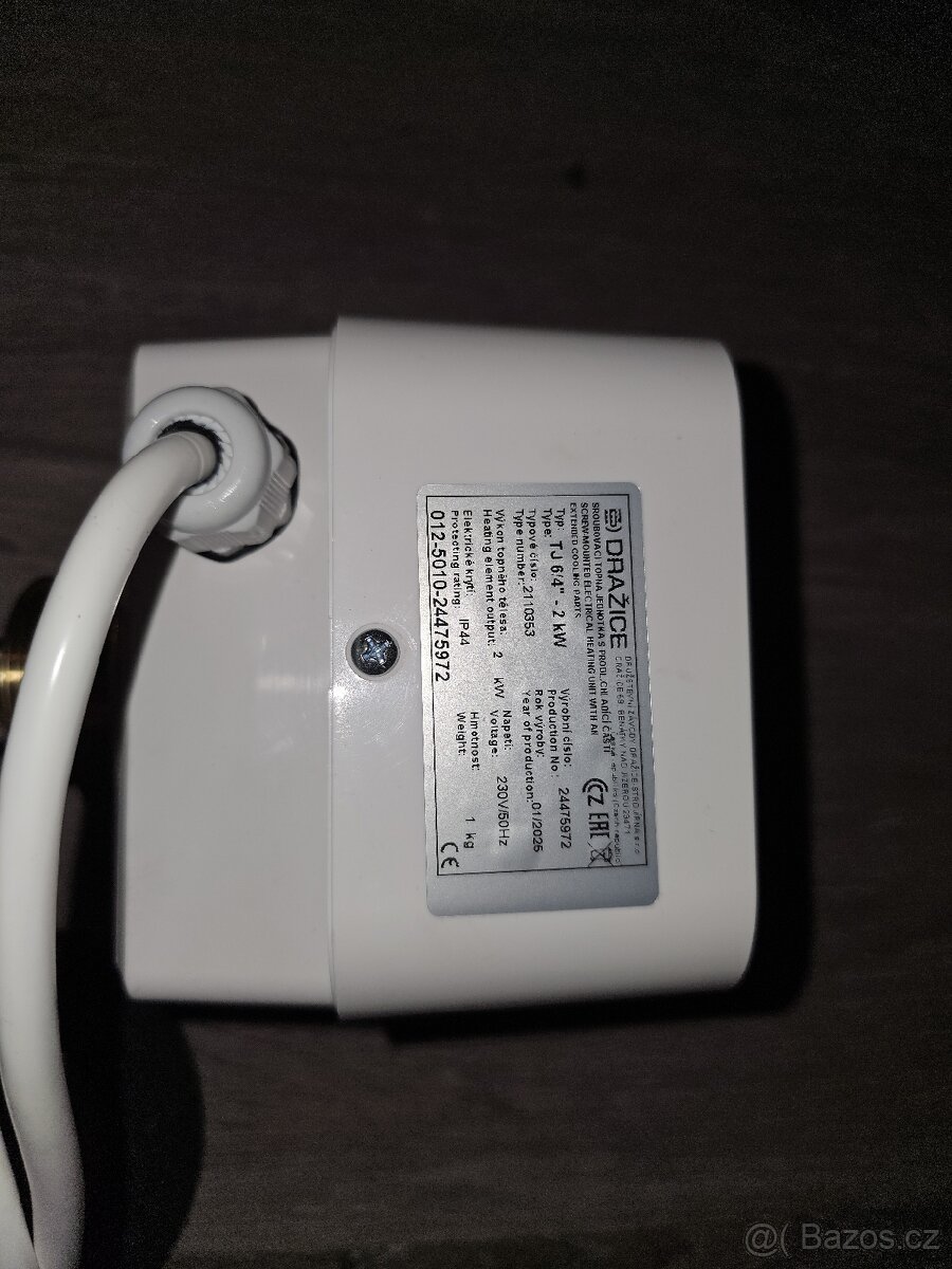 Elektrická topná jednotka TJ 6/4“ 2kW
