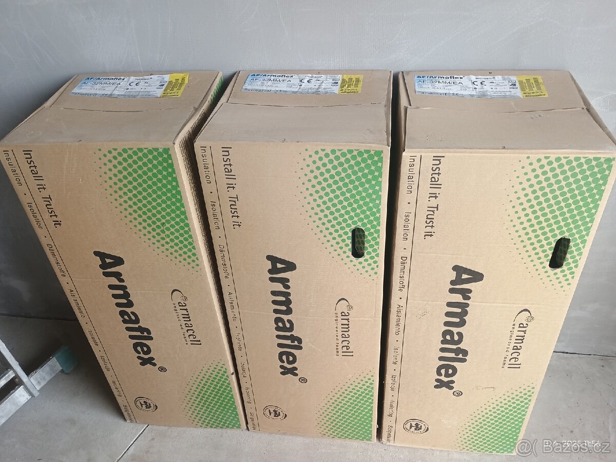 Samolepící kaučuková izolace 32mm Armaflex k-flex obytné