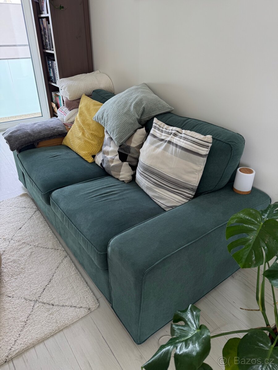IKEA KIVIK 2místná pohovka, Kelinge šedotyrkysová
