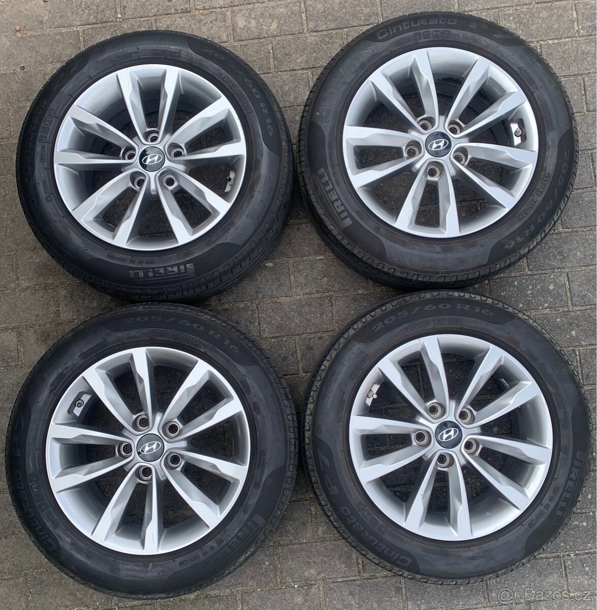 Alu kola originál Hyundai, 5x114, R16, letní