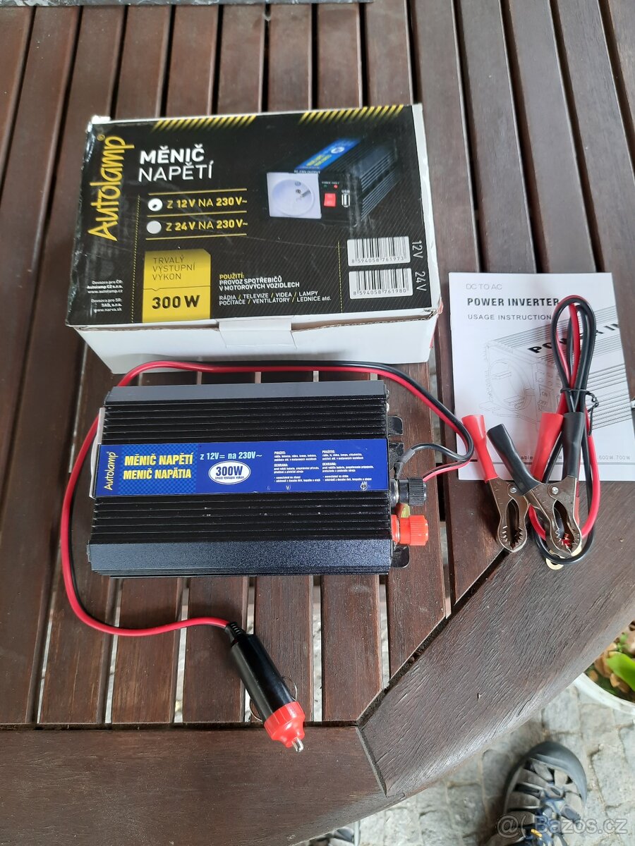 Měnič 300w