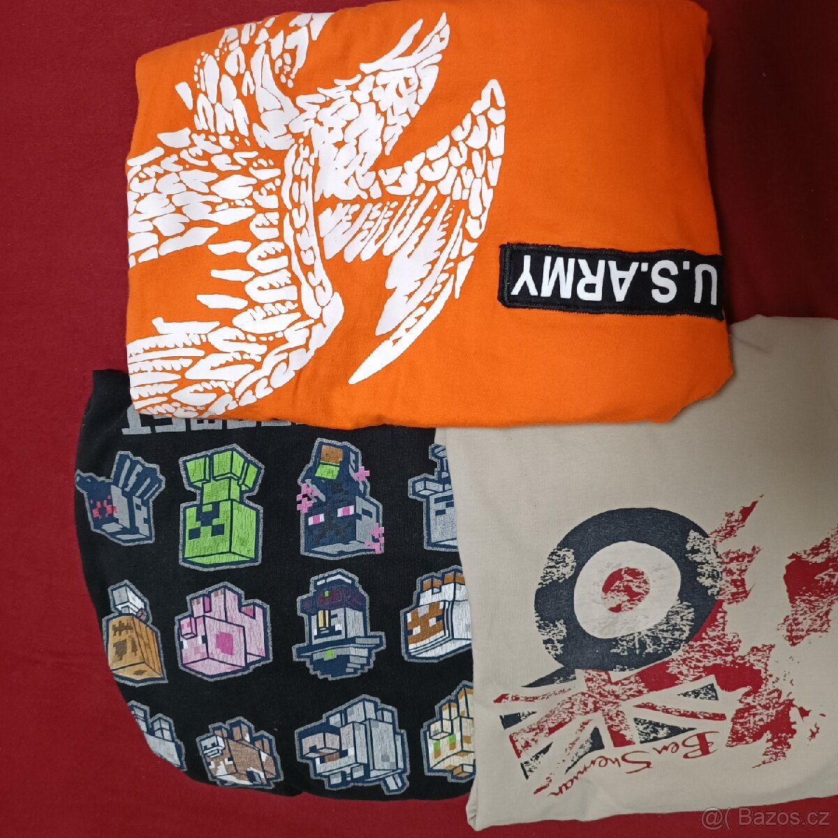 Set triček dlouhý rukáv vel.146