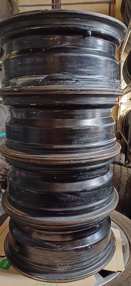 Plechové disky 6 1/2 J16, 5x112, ET50, VW + kryty kol