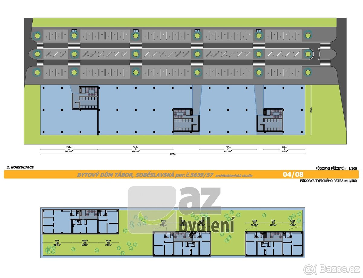 Stavební parcela 3.899 m2, k bydlení + komerční využití - Tá