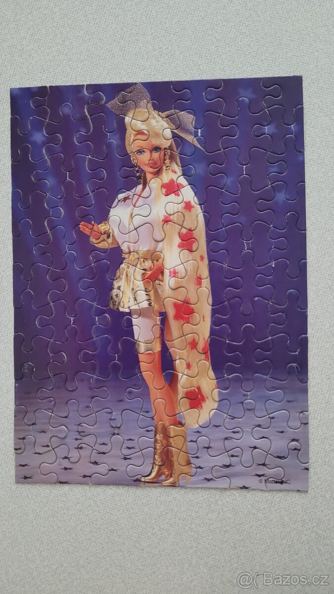 Retro puzzle Barbie