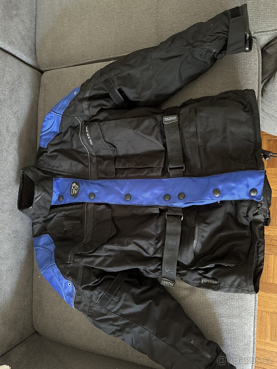 Nazran Moto bunda s páteřákem - velikost M