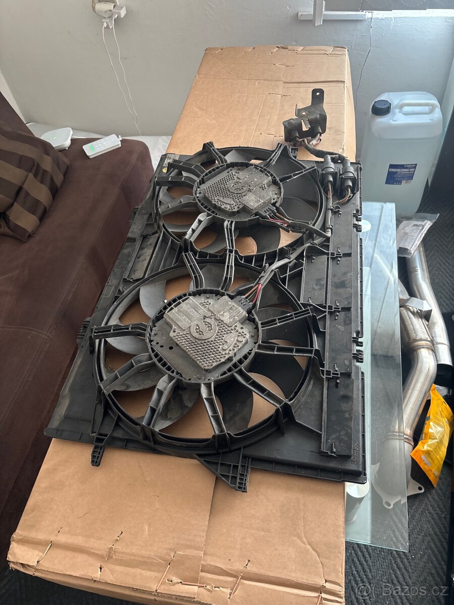 Sahara Audi A6 C7, A7, ventilátor chlazení