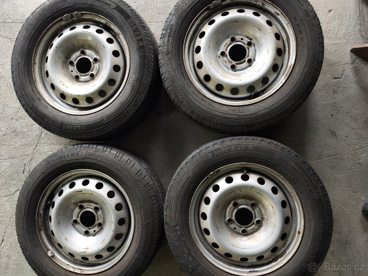 kola 5x118 r16 Trafic, Vivaro, Primastar pneu 205/65 r16C