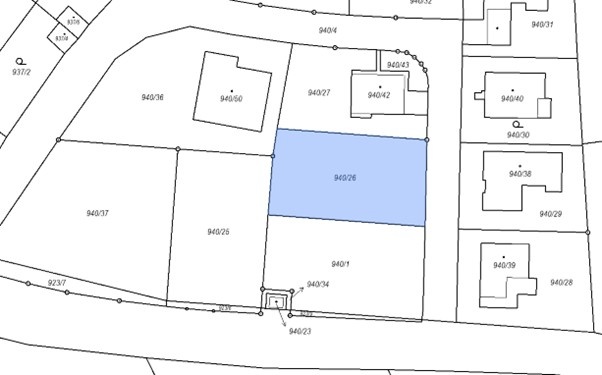 PRODÁM stavební pozemek o výměře 867 Dobšice u Znojma