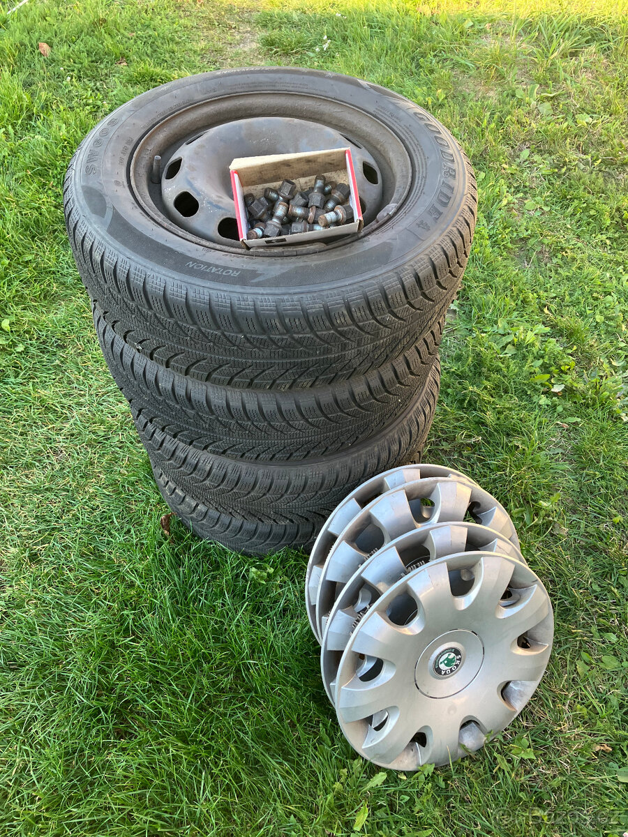 Kola Škoda Octavia, zimní gumy