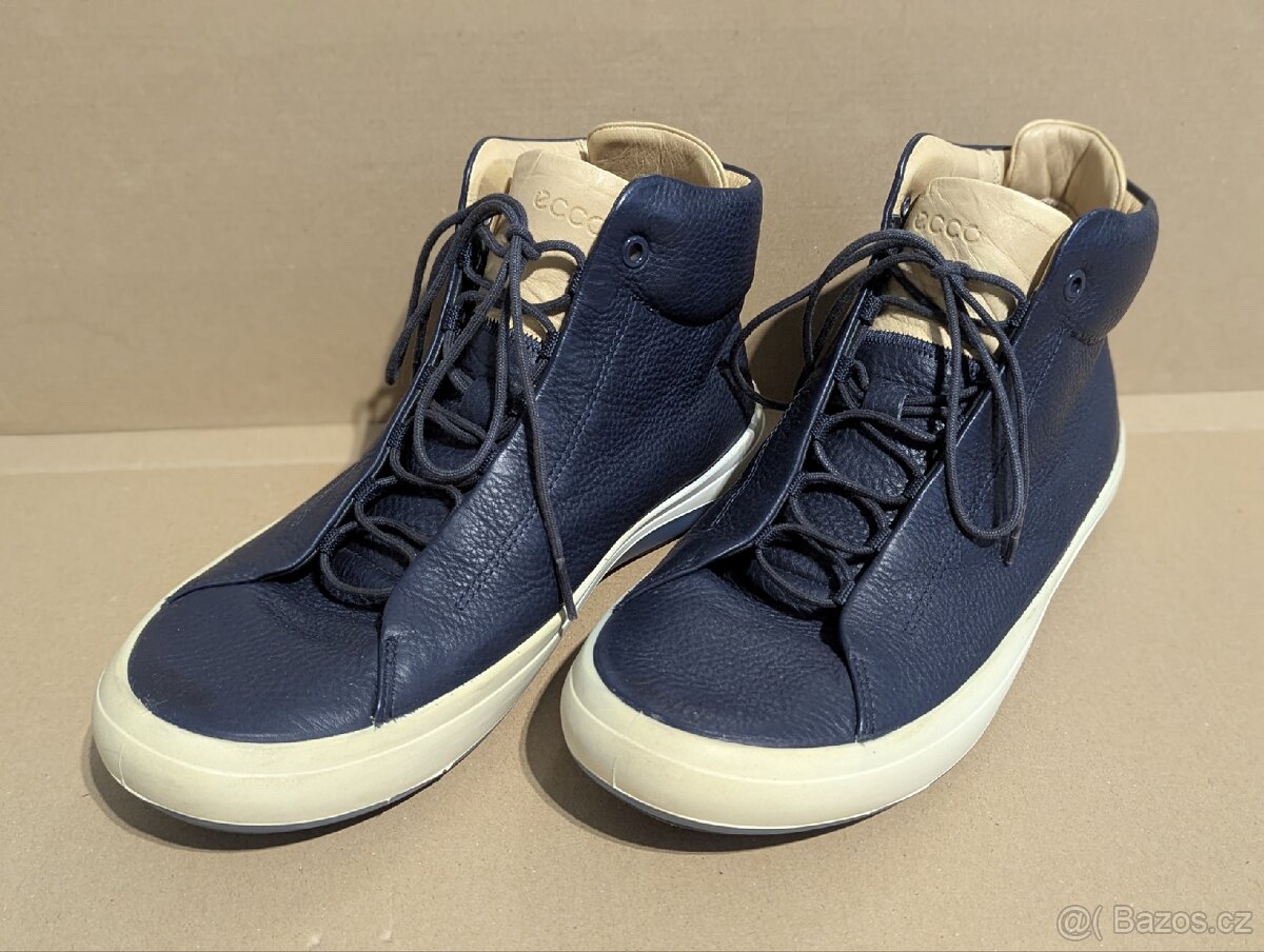 Dámské kotníčkové kožené tenisky Ecco Kinhin - velikost 40