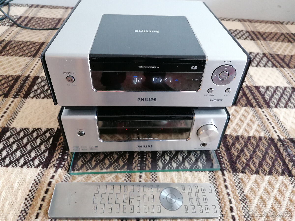 HiFi system PHILIPS MCD 908/12 - elektronkovy zesilovac