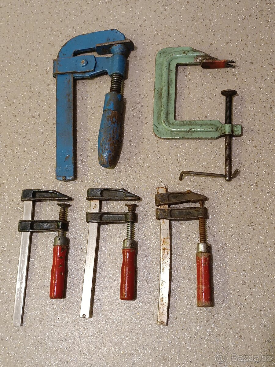 Truhlářské svěrky velké mix