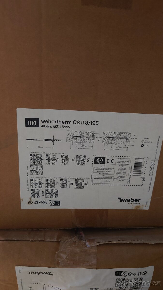 Fasadni hmozdinky 195