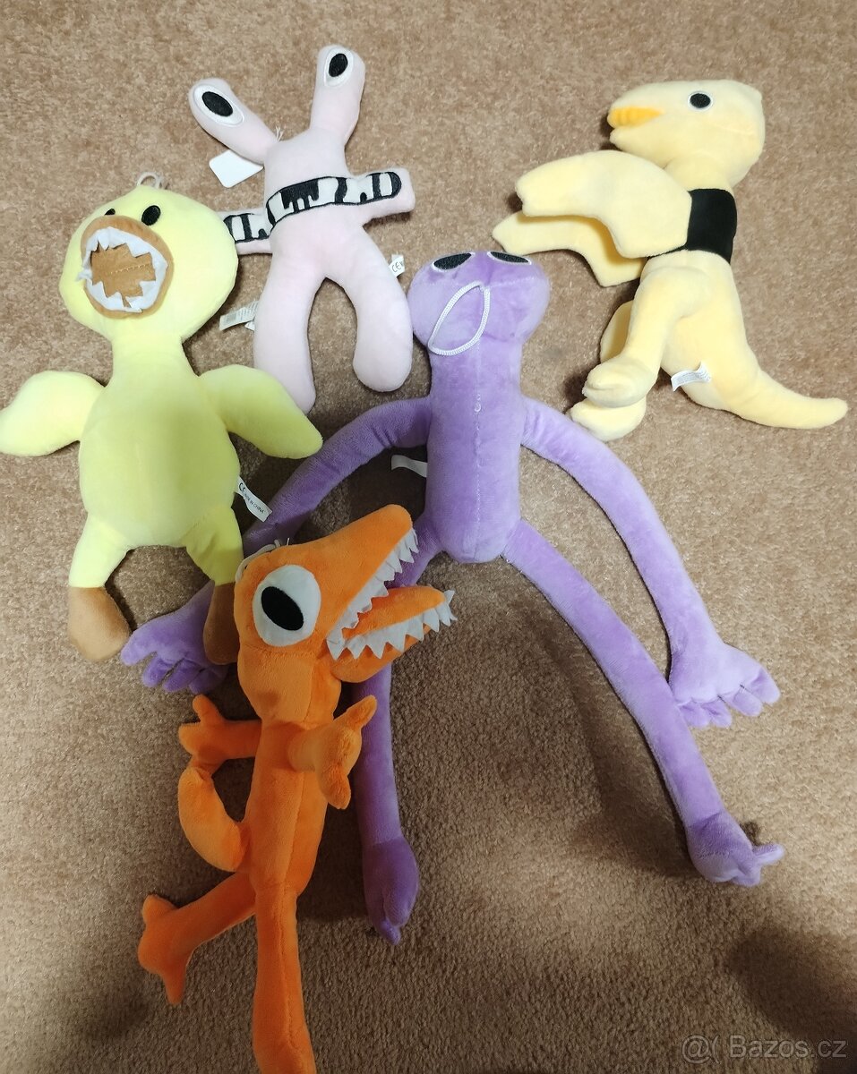 Rainbow friands - plyšáci