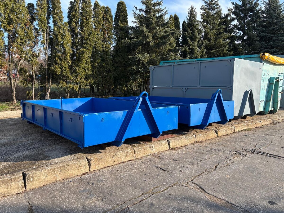 Suťový hákový kontejner