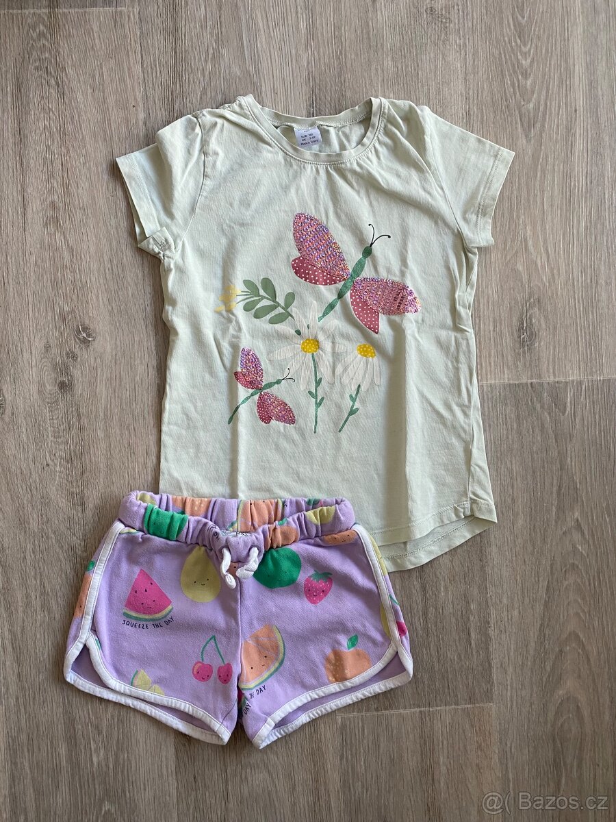 Set triko Lindex a kraťase Marks & Spencer