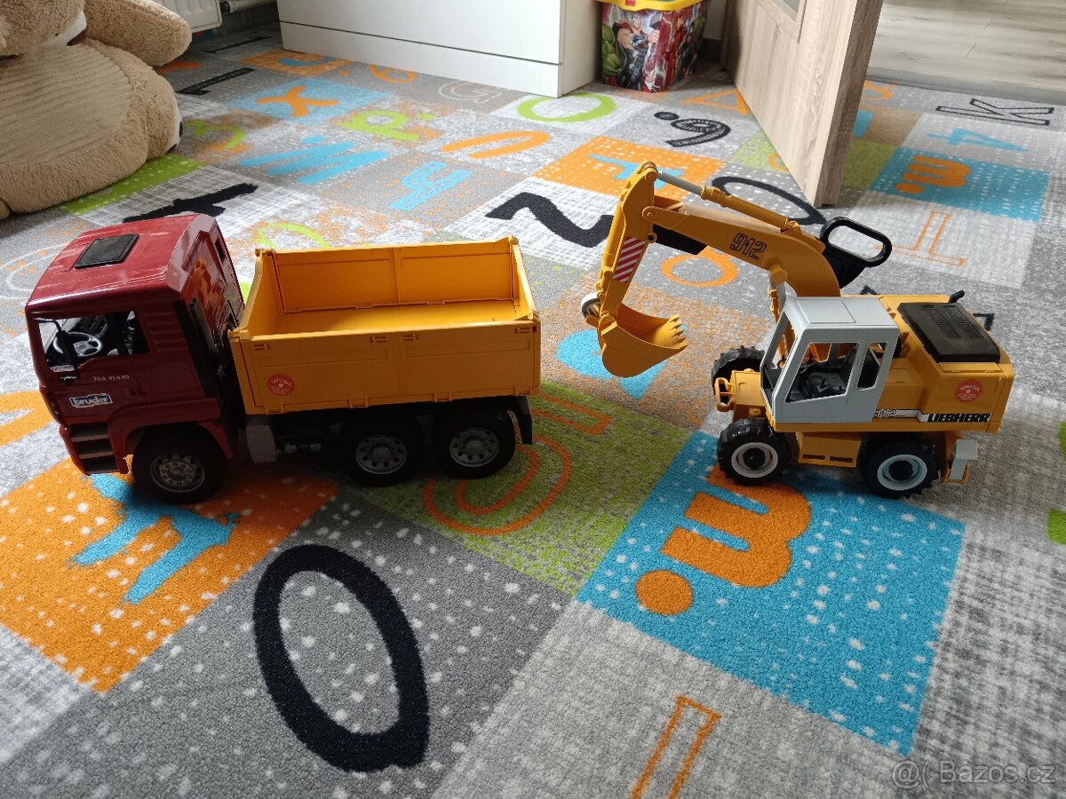 Set stavebních strojů Bruder