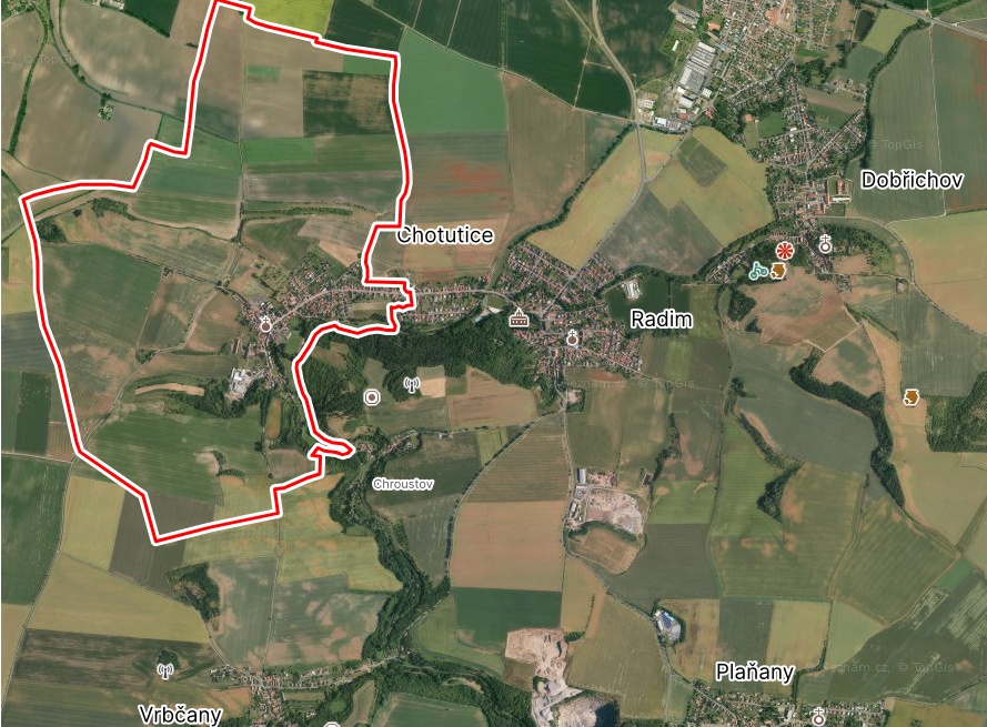 Pozemek/sad/TTP Chotutice, Radim