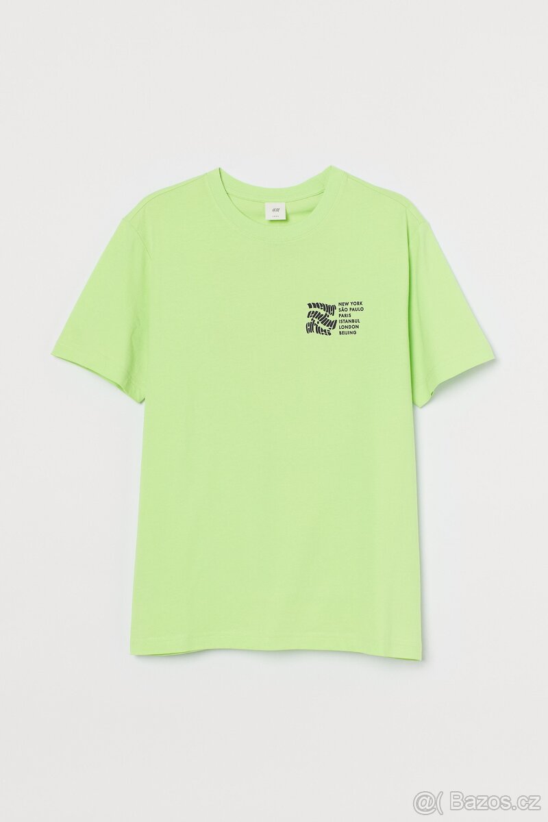 Neon tričko vel. L, triko H&M N.OVÉ
