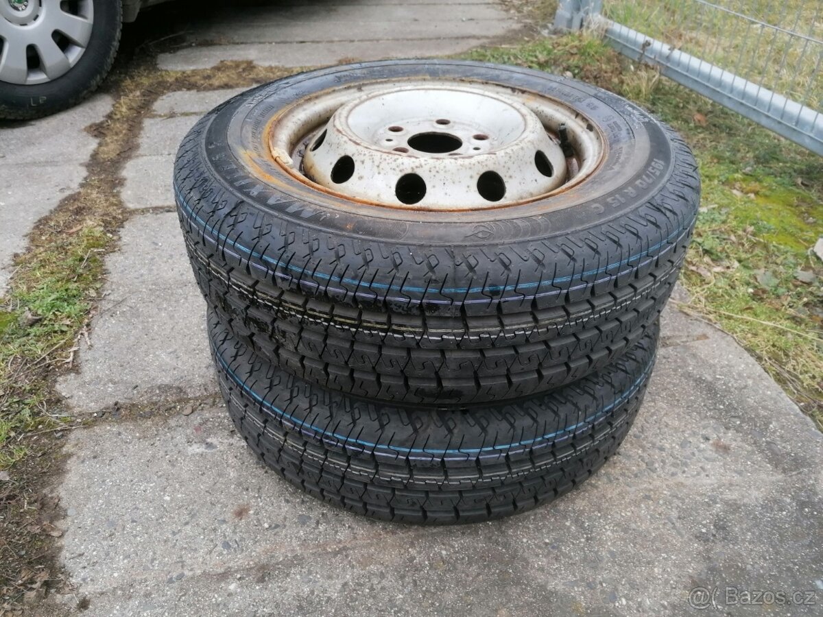 Kolo / Disk + letní pneu 195/70 R15C