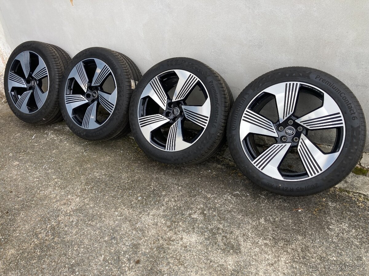 ALU KOLA ORIG.AUDI 265/45R21 H XL CONTINENTAL NOVÉ ET - 36