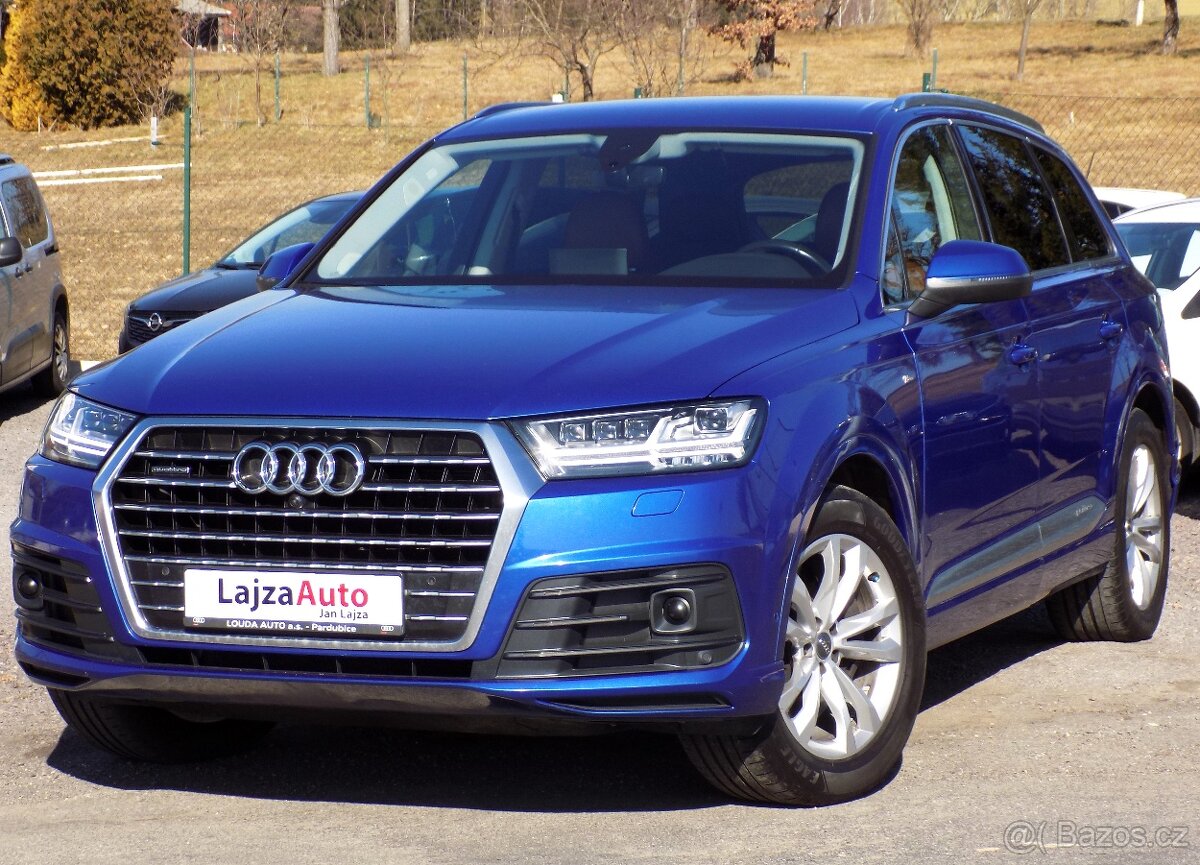 Audi Q7 3.0 TDi 200kW quattro S-line, 7.míst, odp.DPH