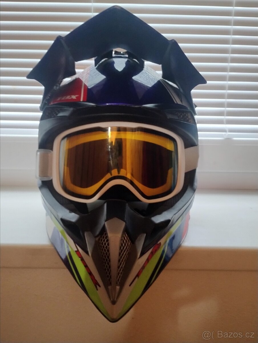 Moto CROSS helma Fox