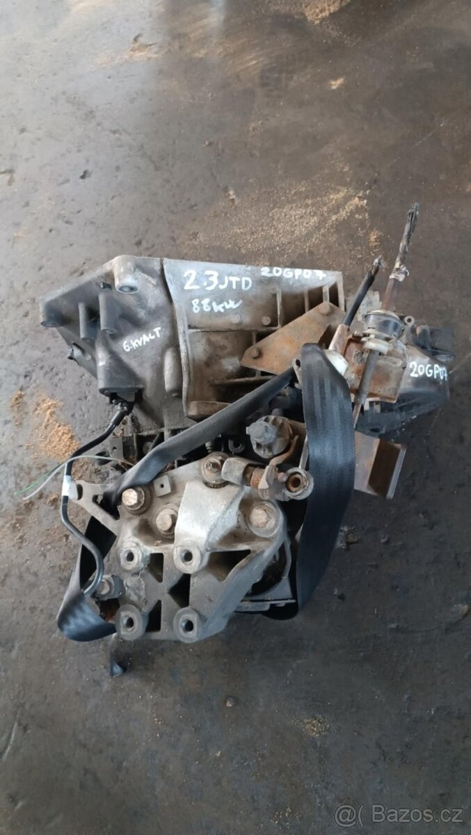 převodovka 2.3JTD 88kW typ převodovky 20GP07 6.kvalt