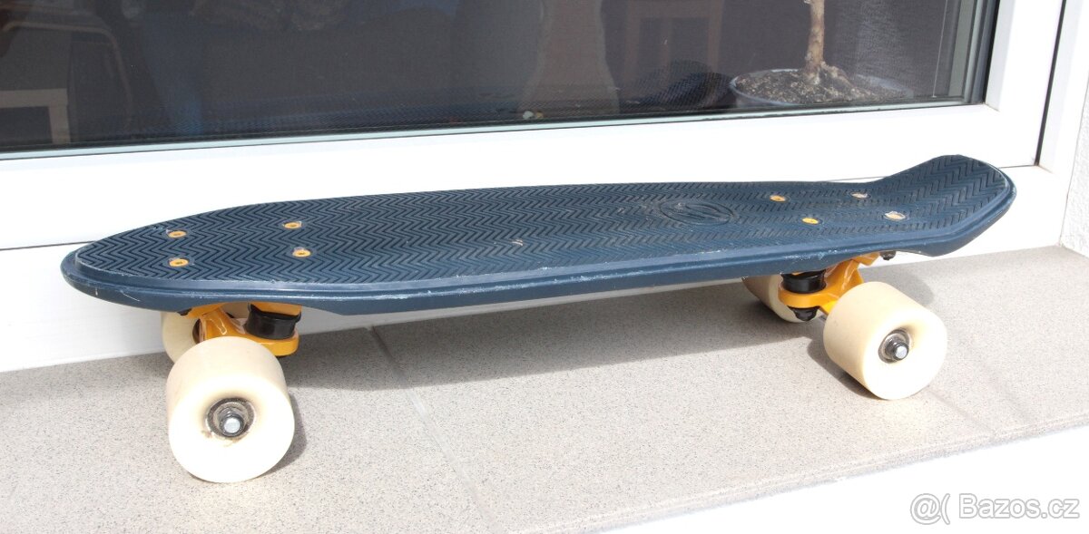 Skateboard klasický - Pennyboard Oxelo, Yamba Petrol white,