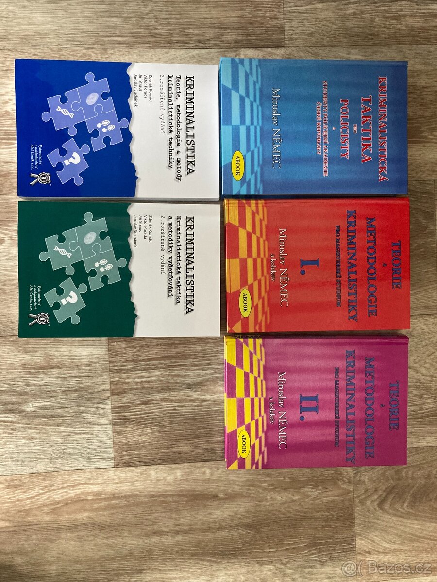 Prodám knihy kriminalistika