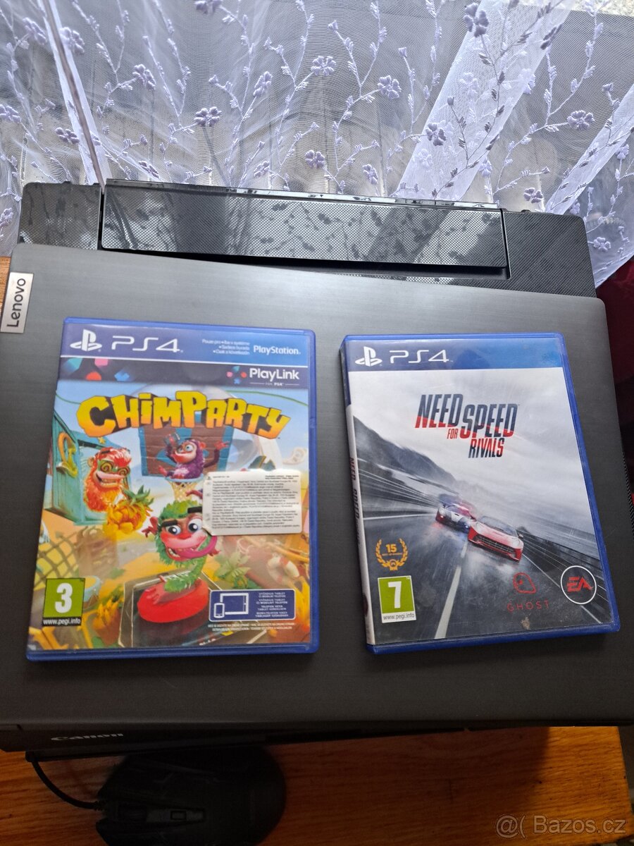 Ps4 hry Chimparty,Need for speed rivals