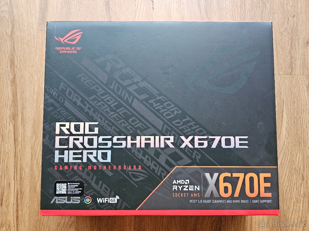ASUS ROG CROSSHAIR X670E HERO - 23 měsíců záruka Alza