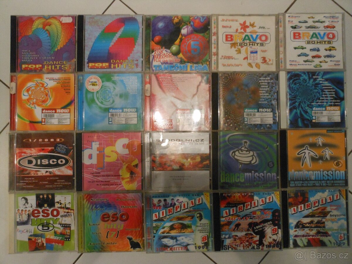 20xCD Pop & Dance kompilace