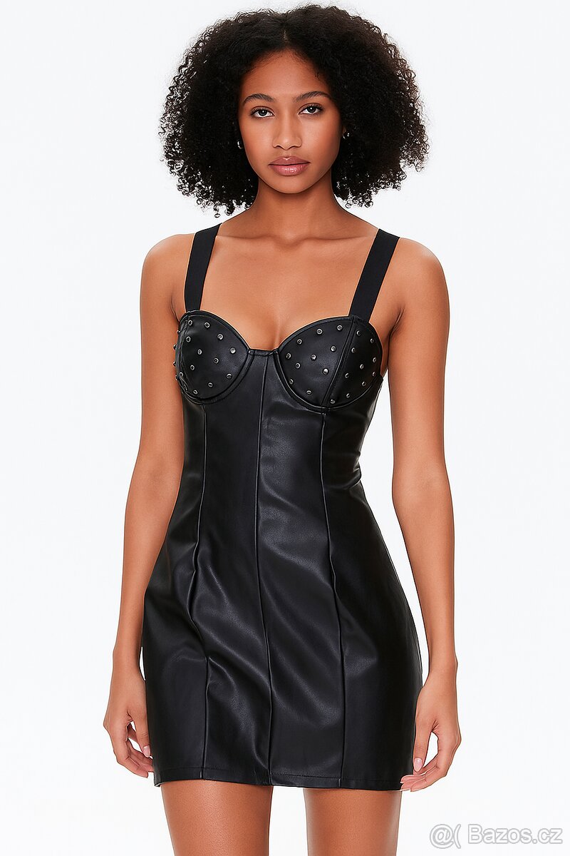 Dámské Wetlook sexy šaty vel. XS-S