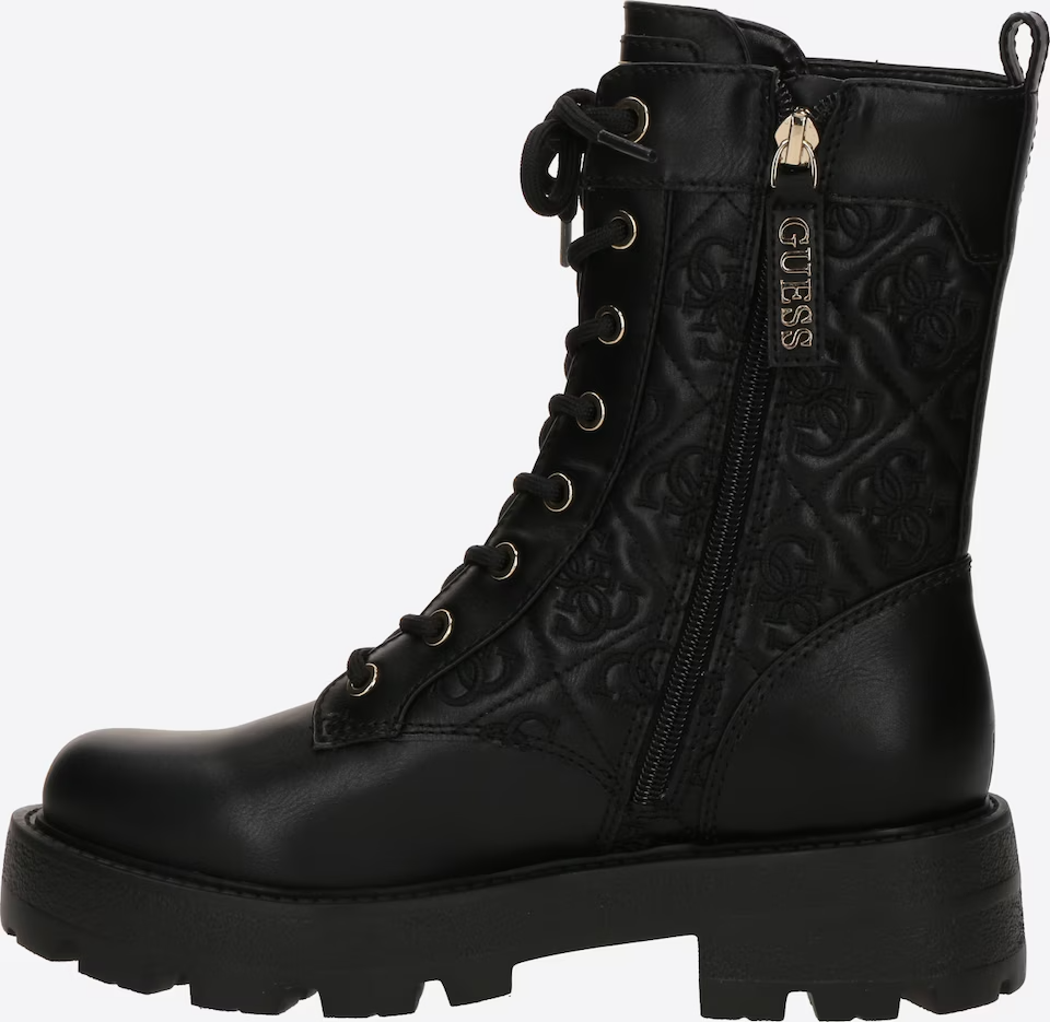NOVÉ - Dámské GUESS Šněrovací kozačky 'YANCEE', Černá