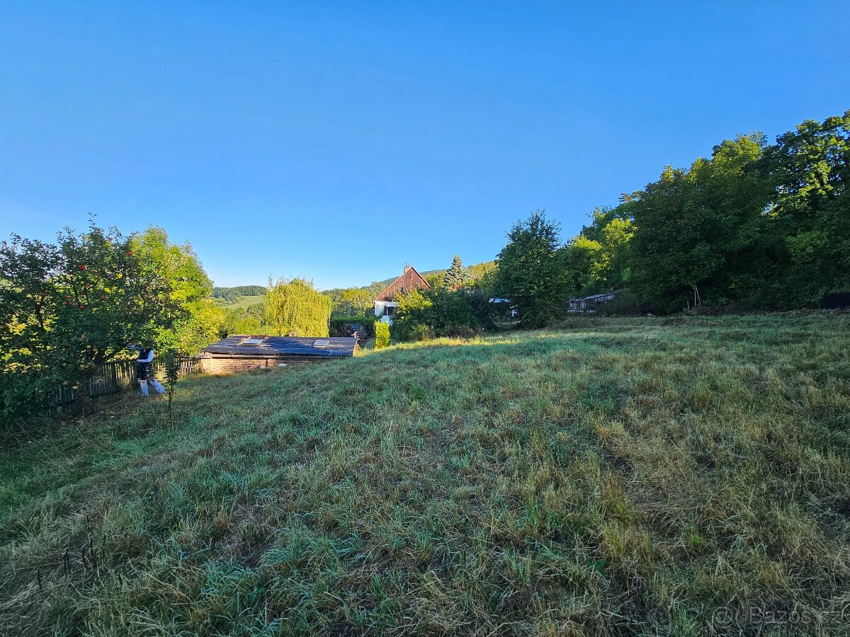 Zahrada 1000 m2 Nová Ves u Pláně