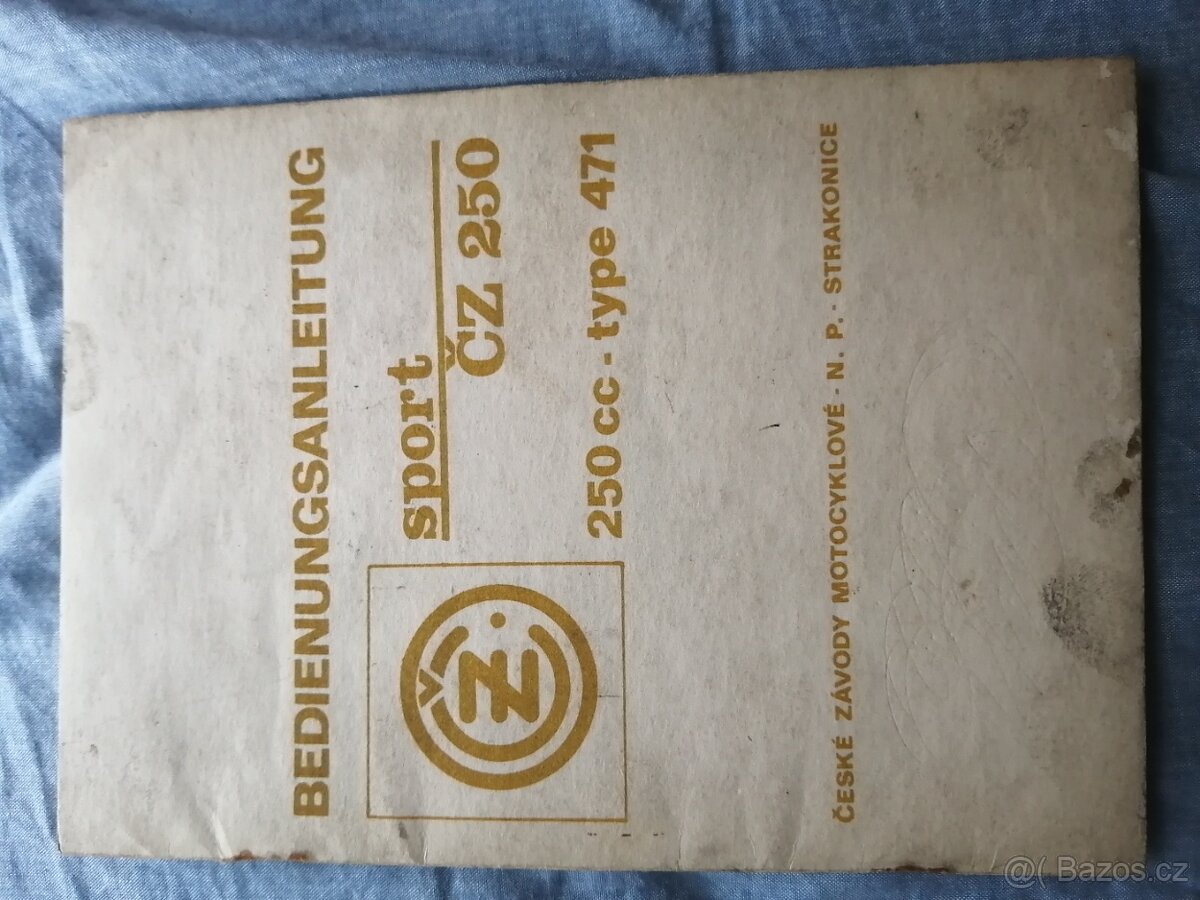 ČZ 250/471 sport v nemcine