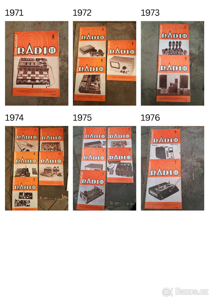 Amatérské rádio - sada cca 150ks