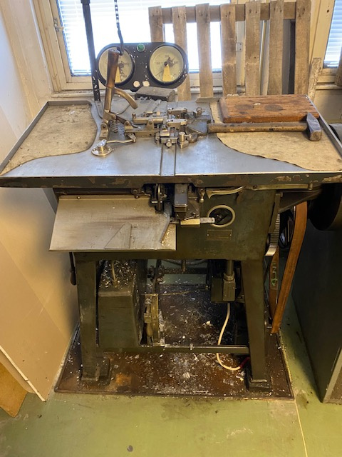 Knihařský sázecí stroj Ludlow