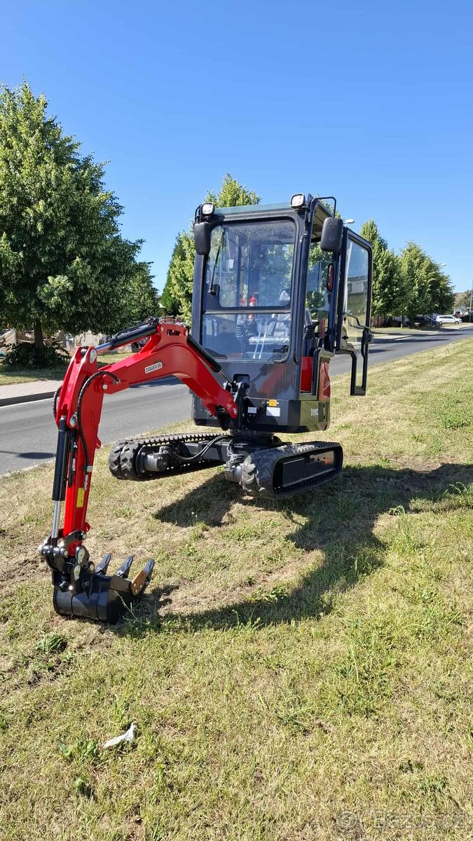 Bagr,rypadlo,minibar,bagřík,1,9 tuny