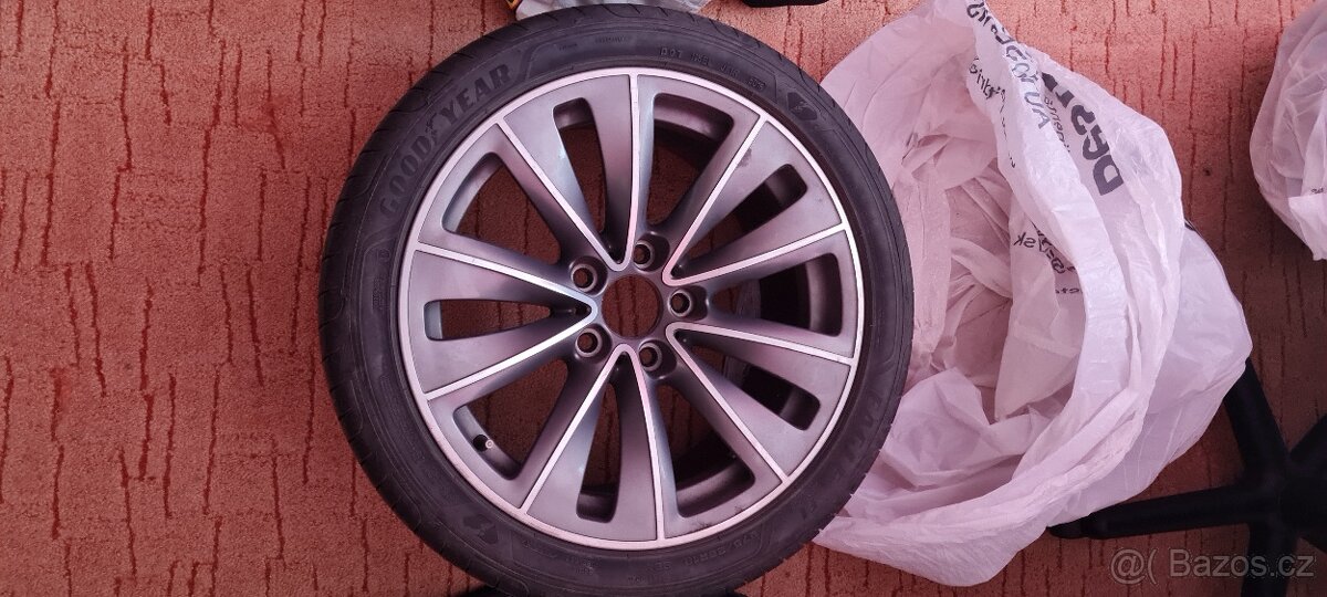 Alu OEM BMW R18, 5x120 dvourozměr, letní Goodyear. SLEVA