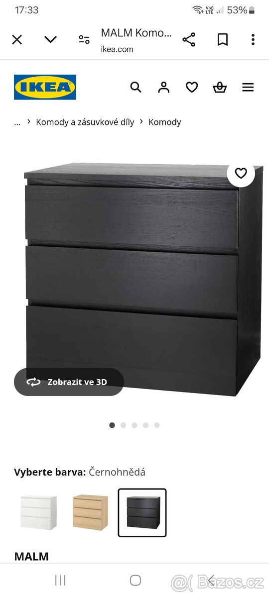 Komoda Ikea Malm