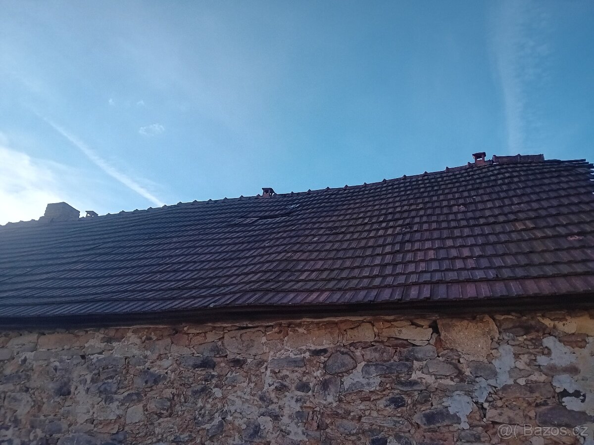 Střešní tašky za odvoz