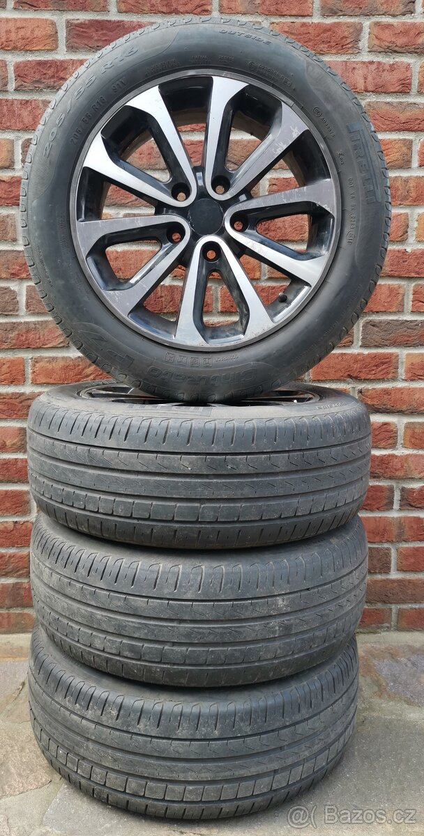 Alu kola 5x114,3 R16 205/55 R16 Pirelli