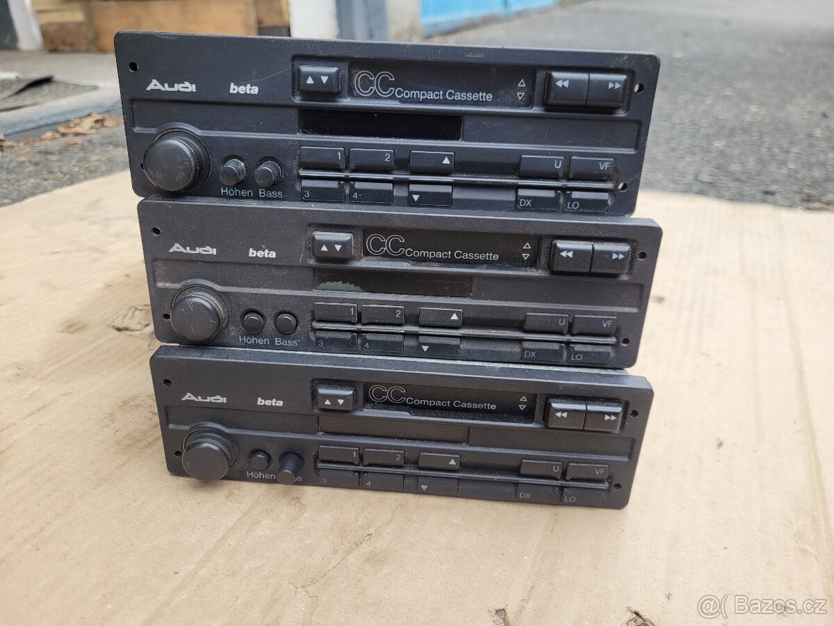 3x  rádio Audi beta na ND