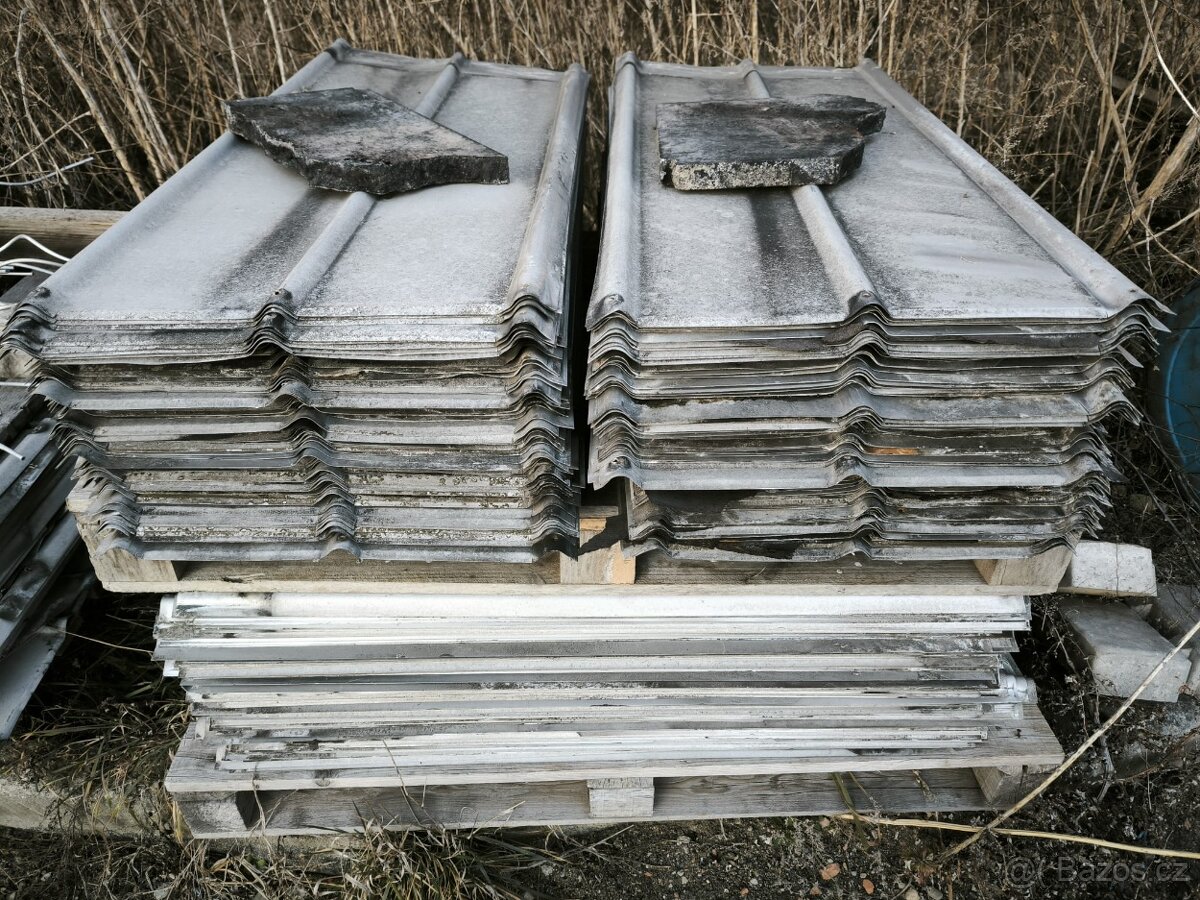 Střešní krytina hliník, šablona 1000x480, použita