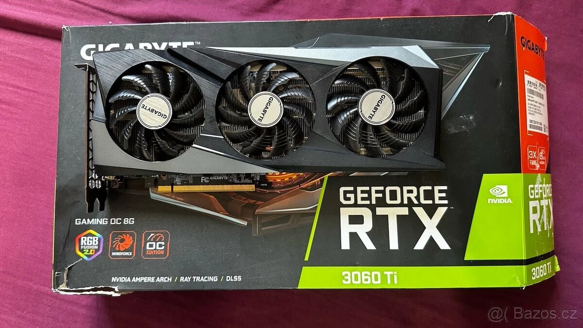 Prodám GIGABYTE GeForce RTX 3060 Ti