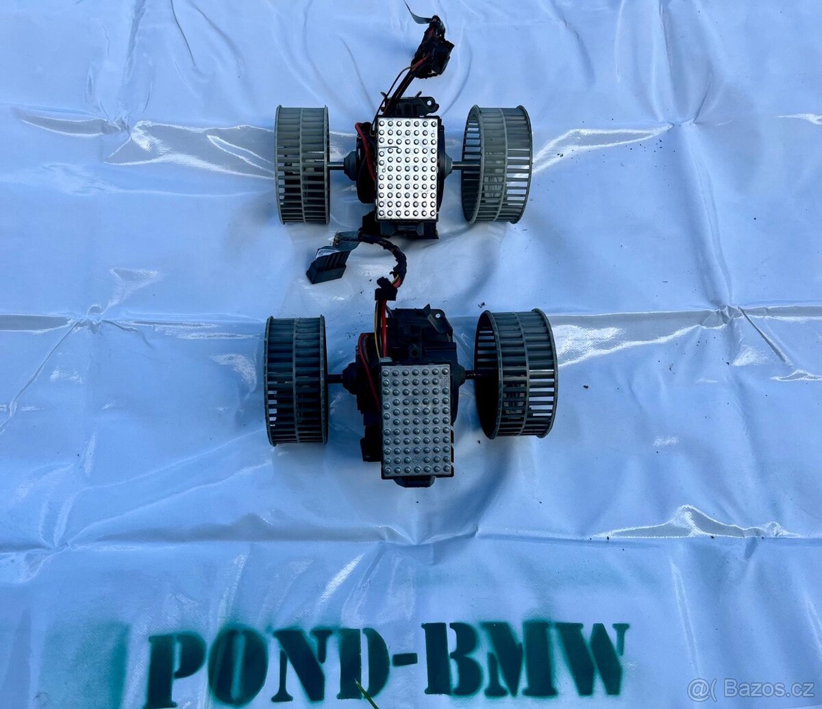 Bmw ventilátor topení originál díl bmw e60 e61