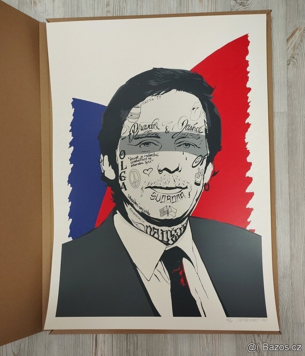 Pasta Oner Václav Havel 2024, serigrafie